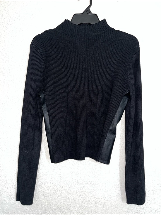 Madden Girl Sweaters - Madden Girl xl sweater with faux leather side panels.